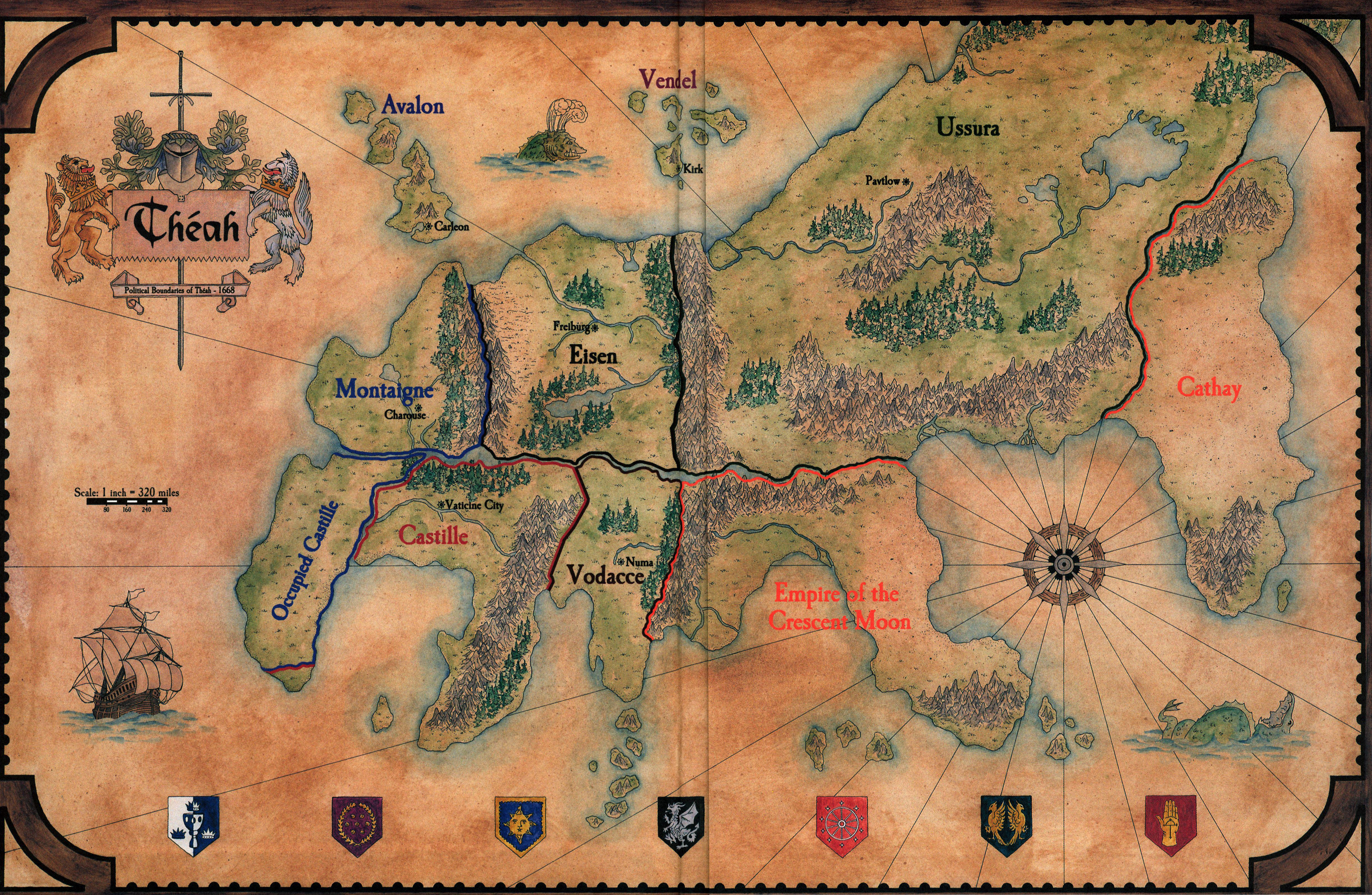 Thea's map